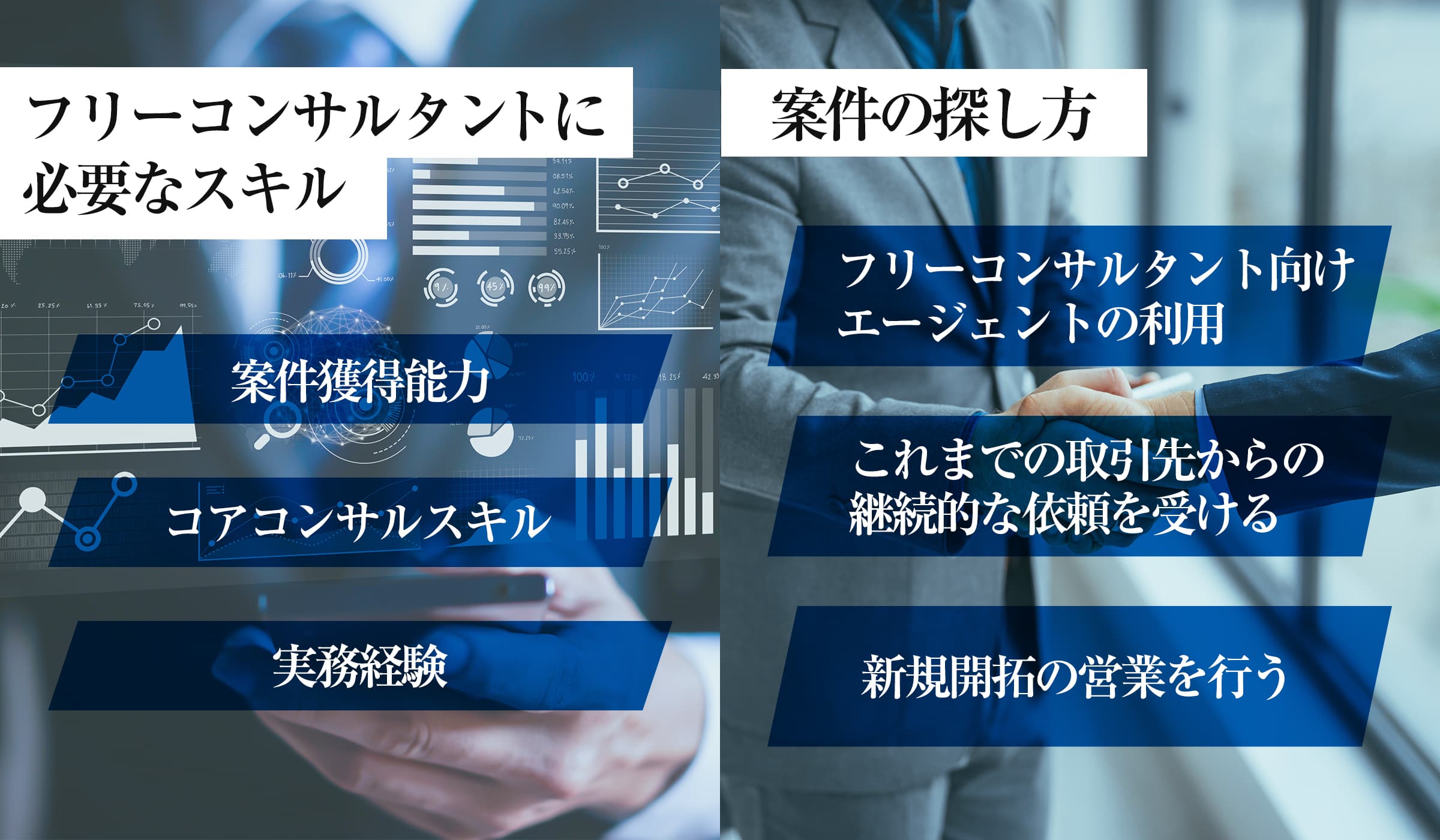 フリーコンサルタントになるには?必要なスキル・案件の探し方を徹底解説!