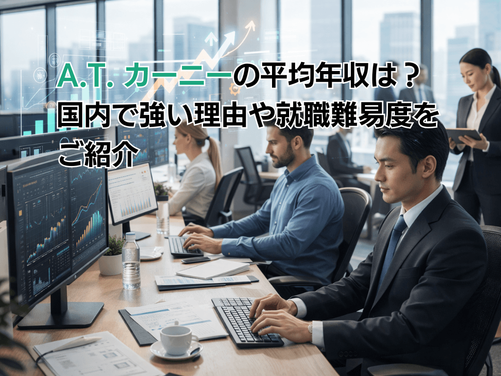 A.T. カーニーの平均年収は?国内で強い理由や就職難易度をご紹介