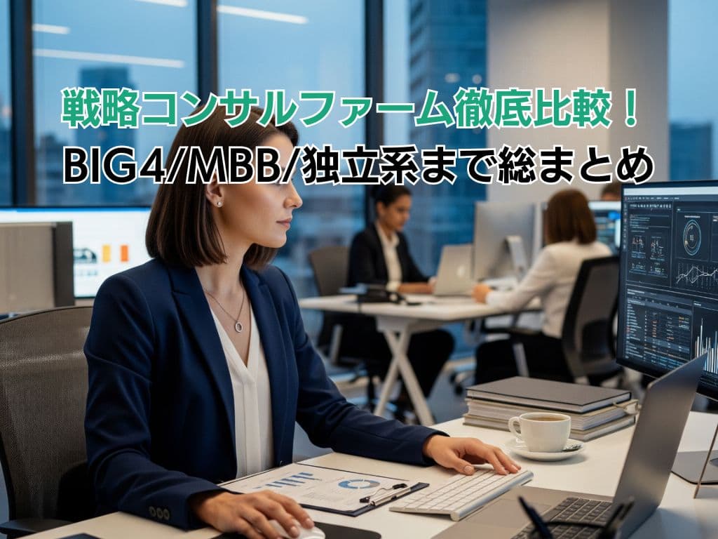 【2025年版】戦略コンサルファーム徹底比較!BIG4・MBB・独立系まで総まとめ